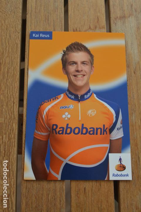 Coleccionismo deportivo: POSTAL DEL CICLISTA KAI REUS (RABOBANK) - Foto 1