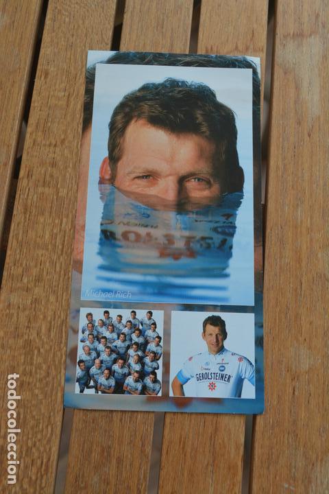 Coleccionismo deportivo: POSTAL DEL CICLISTA MICHAEL RICH (GEROLSTEINER) - Foto 1