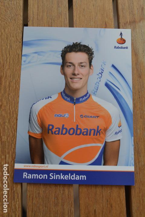Coleccionismo deportivo: POSTAL DEL CICLISTA RAMON SINKELDAM (RABOBANK) - Foto 1