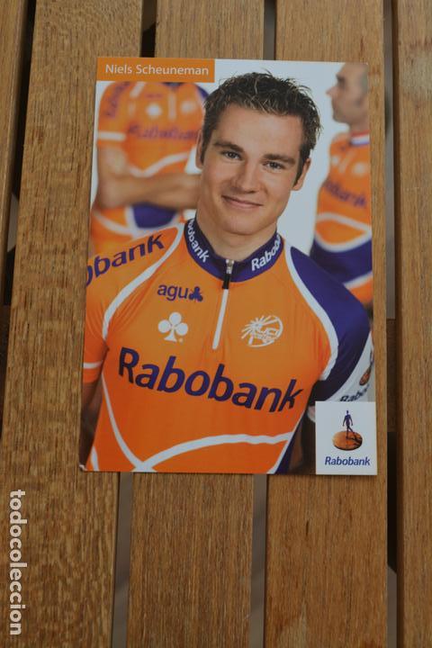 Coleccionismo deportivo: POSTAL DEL CICLISTA NIELS SCHEUNEMAN (RABOBANK) - Foto 1