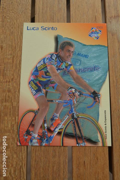 Coleccionismo deportivo: POSTAL DEL CICLISTA LUCA SCINTO (MAPEI QUICK STEP) - Foto 1