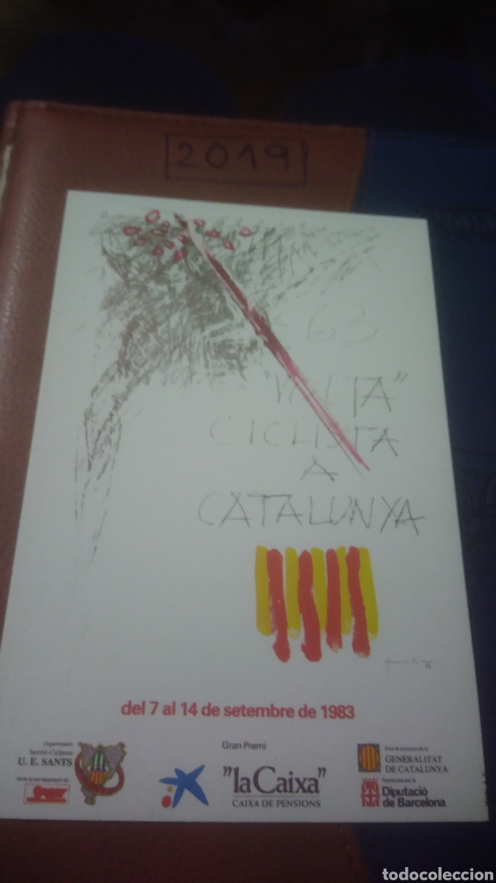 Coleccionismo deportivo: Postal vuelta a Catalu&ntilde;a. 1983. - Foto 1