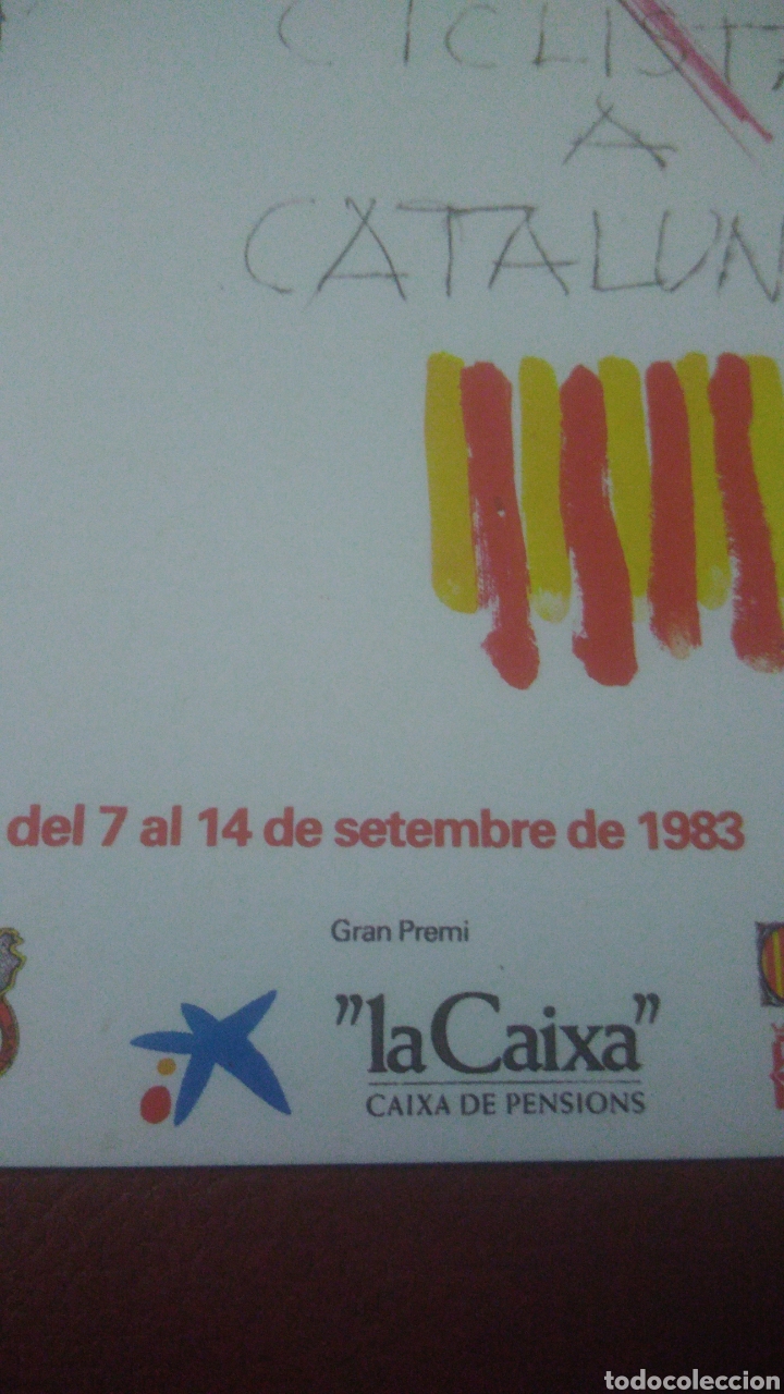 Coleccionismo deportivo: Postal vuelta a Catalu&ntilde;a. 1983. - Foto 2