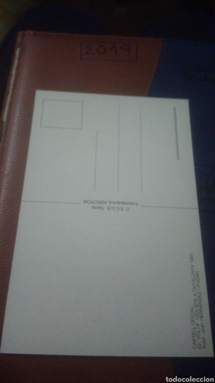 Coleccionismo deportivo: Postal vuelta a Catalu&ntilde;a. 1983. - Foto 3
