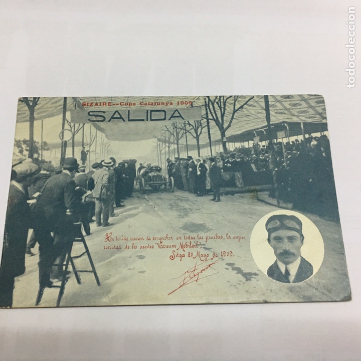 Coleccionismo deportivo: Copa catalunya Sitges 1909 - Foto 1