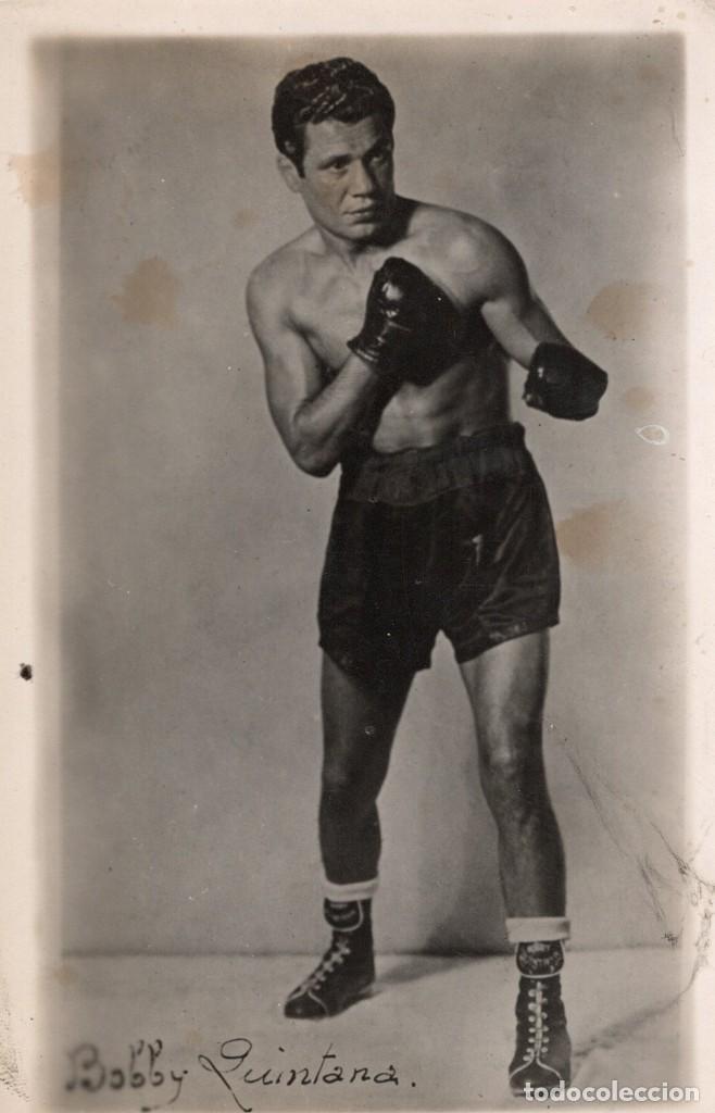 Coleccionismo deportivo: boxeo. bobby quintana - Foto 1