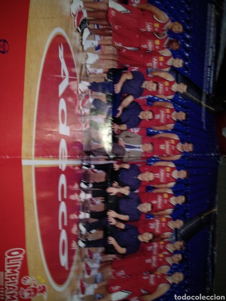 Coleccionismo deportivo: Mega poster Olimpia Milano 2001-02 - Foto 1