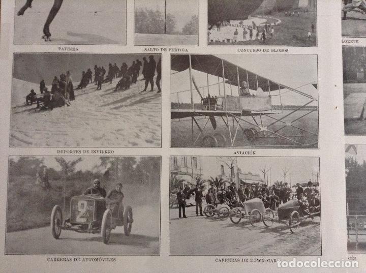 Coleccionismo deportivo: litografias de deportes - Foto 1