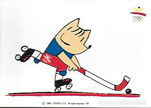 hoquei patins - hockey colección olímpi - Comprar Otras Postales Antiguas Deportes en todocoleccion - 239426375
