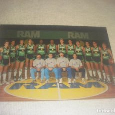 Coleccionismo deportivo: RAM JOVENTUT . PLANTILLA TEMPORADA 1987 / 88.. Lote 246656160