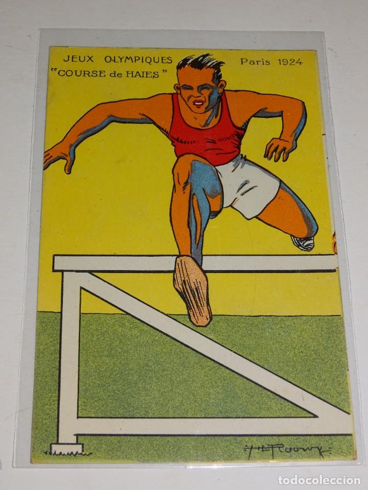 Coleccionismo deportivo: COLECCIÓN COMPLETA 10 POSTALES - JEUX OLYMPIQUES PARIS 1924 -FOOTBALL, TENNIS, LUTTE, BOXE, CURSE - Foto 9 - 299508368