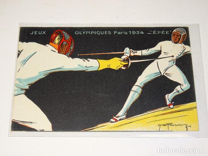 Coleccionismo deportivo: COLECCIÓN COMPLETA 10 POSTALES - JEUX OLYMPIQUES PARIS 1924 -FOOTBALL, TENNIS, LUTTE, BOXE, CURSE - Foto 11 - 299508368