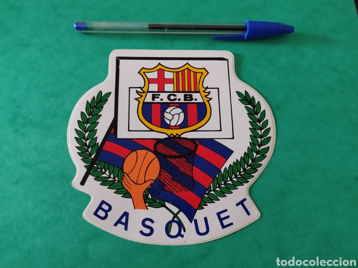 Coleccionismo deportivo: Pegatina Barcelona basket - Foto 2