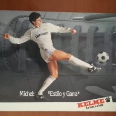 Colecionismo desportivo: MIGUEL GONZALEZ MICHEL KELME POSTAL ORIGINAL PERFECTO ESTADO. Lote 346916193