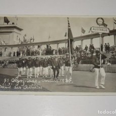 Coleccionismo deportivo: POSTAL ORIGINAL 7ª OLIMPIADA AMBERES 1920 - DIFILÉ DES ATHLETES AUSTRALIE - 14X9CM, BUEN ESTADO