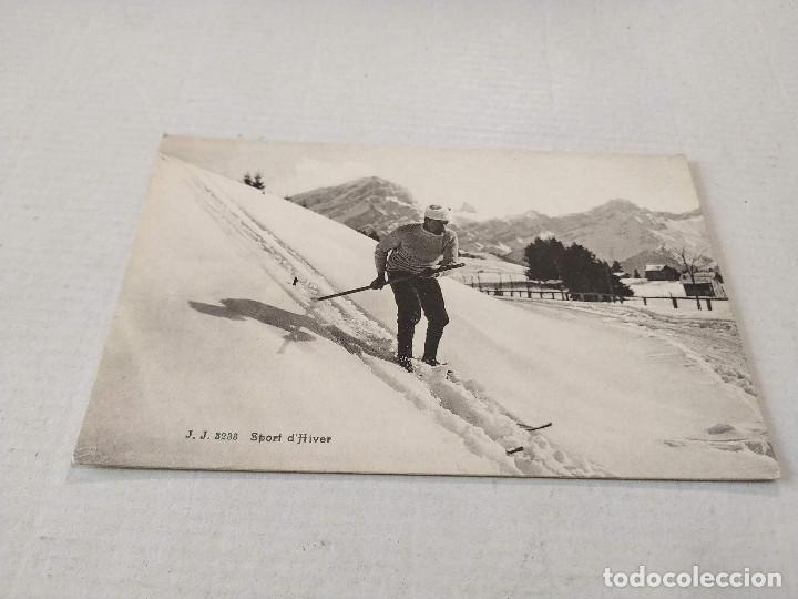 Coleccionismo deportivo: POSTAL SPORT DHIVER - Foto 1
