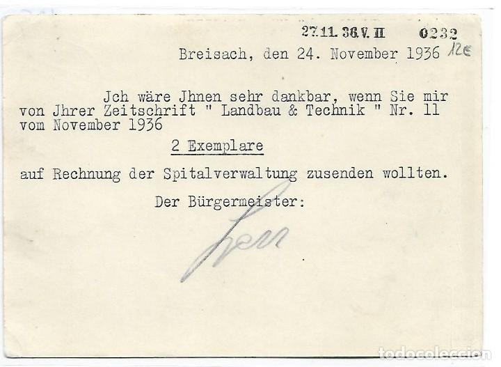 Coleccionismo deportivo: (PS-70534)POSTAL OLIMPIADA DE BERLIN 1936 - CIRCULADA - Foto 2