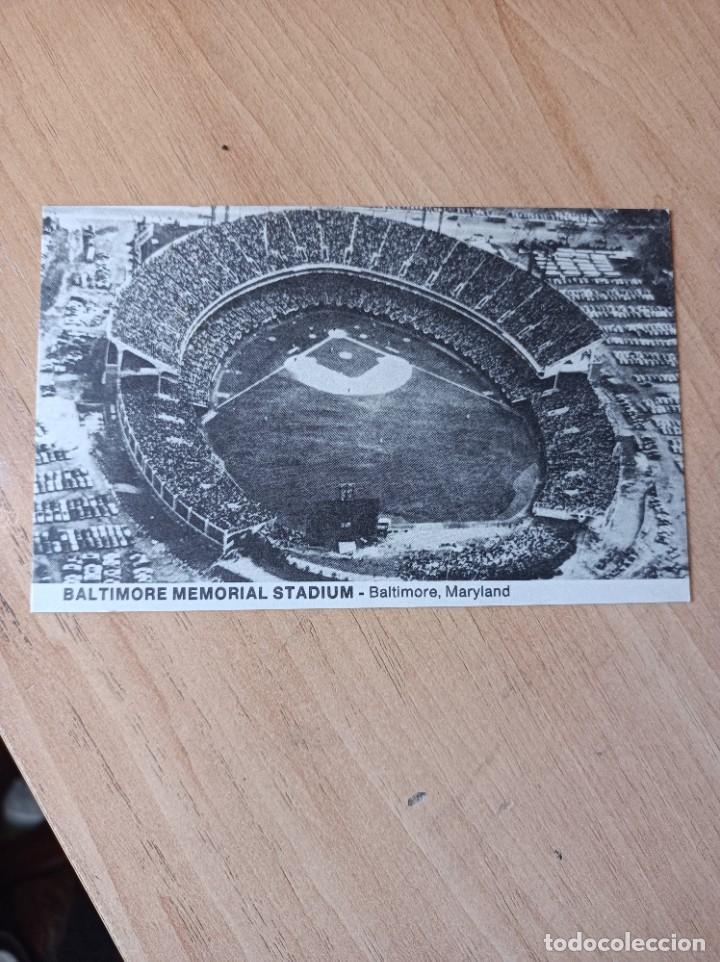 Coleccionismo deportivo: Postal Baltimore Memorial Stadium - Foto 1