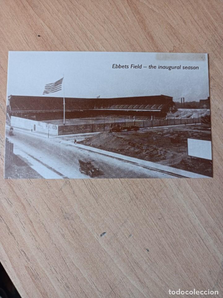 Coleccionismo deportivo: Postal Ebbets Field, Brooklyn Dodgers - Foto 1