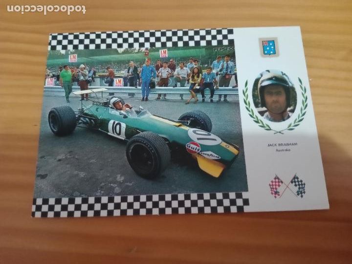 Coleccionismo deportivo: F&oacute;rmula 1. Automovilismo. Jack Brabham - Foto 1