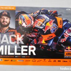 Coleccionismo deportivo: POSTAL TARJETA DEL MOTORISTA AUSTRALIANO JACK MILLER MOTO GP 2023