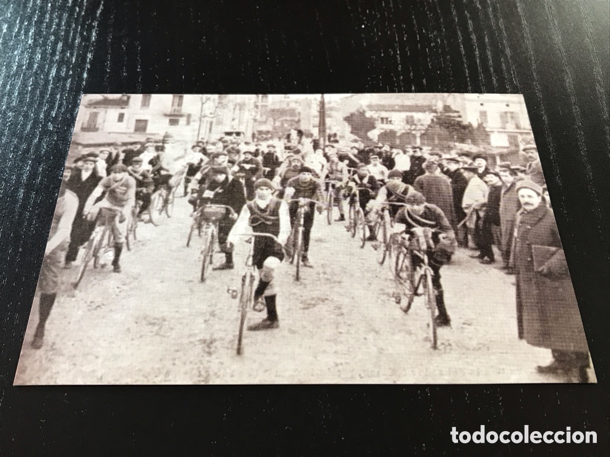 Coleccionismo deportivo: Postal 1a Volta Ciclista a Catalunya - Foto 1