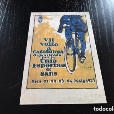 Coleccionismo deportivo: POSTAL 7A VOLTA CICLISTA A CATALUNYA 1925