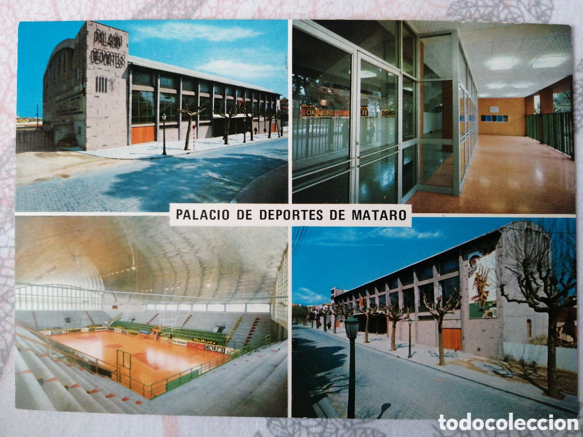 Coleccionismo deportivo: Postal Palacio de los deportes de Matar&oacute; - Foto 1