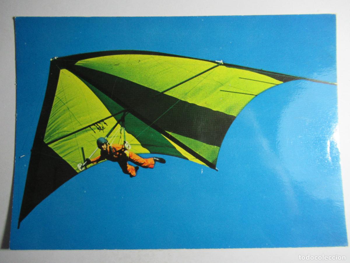 Coleccionismo deportivo: Postal vuelo en Ala Delta - Foto 1