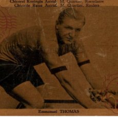 Coleccionismo deportivo: ETAT PINHOLE EMMANUEL THOMAS WIELRENNEN CYCLISMO CYCLISME PUBLI CHICOREI ROESELARE ROULERS CHICORE