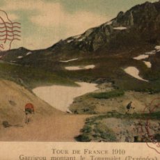 Coleccionismo deportivo: TOUR DE FRANCE 1910; GARRIGOU MONTANT LE TOURMALET PYRÉNÉES. CICLISIMO. CYCLING. CYCLISME.