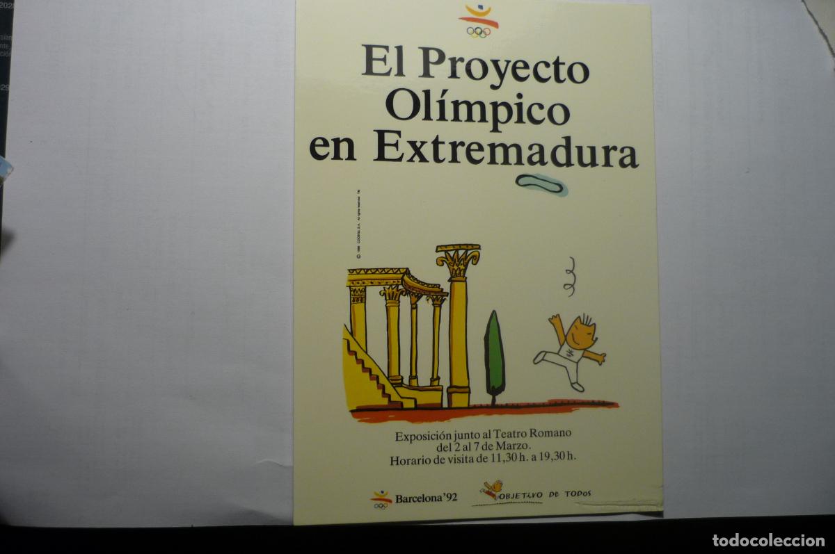 Coleccionismo deportivo: postal extremadura olimpiada 92 - Foto 1