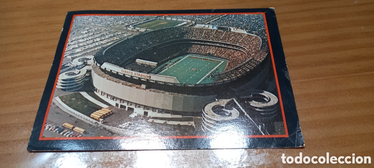 Coleccionismo deportivo: Postal Giants Stadium antigua - Foto 1