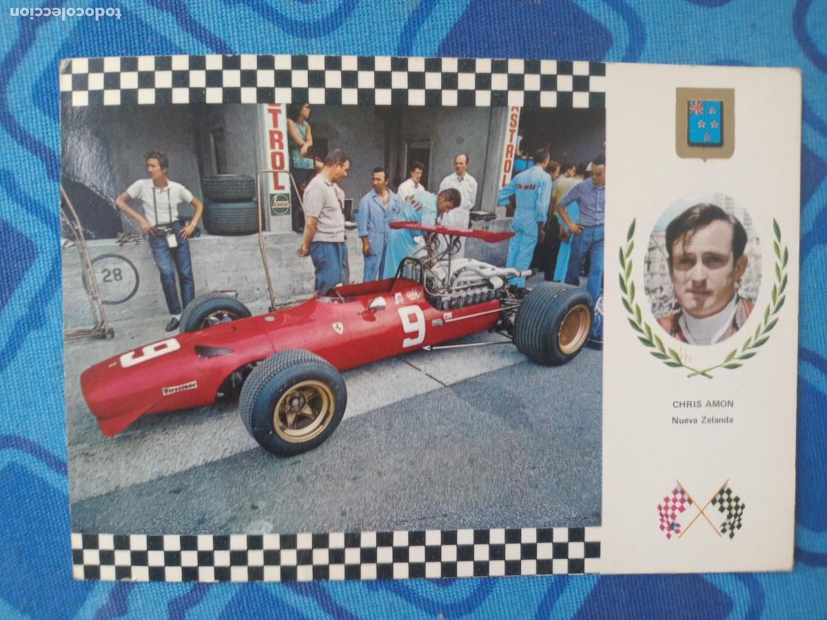 Coleccionismo deportivo: F&oacute;rmula 1. Ferrari Chris Amon - Foto 1
