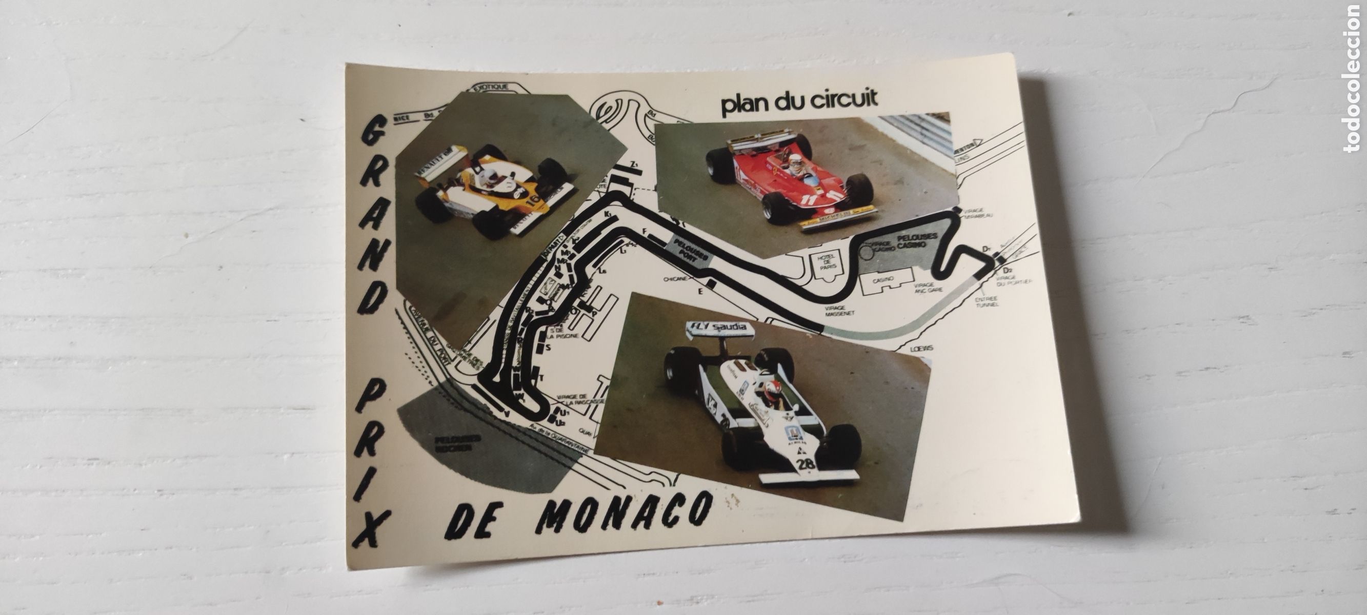 Coleccionismo deportivo: Postal Gran Prix de M&oacute;naco - Foto 1