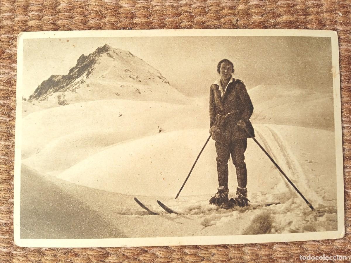 Coleccionismo deportivo: POSTAL ESQUIADORA DE EXCURSION - ESQUI - SKI - Foto 1
