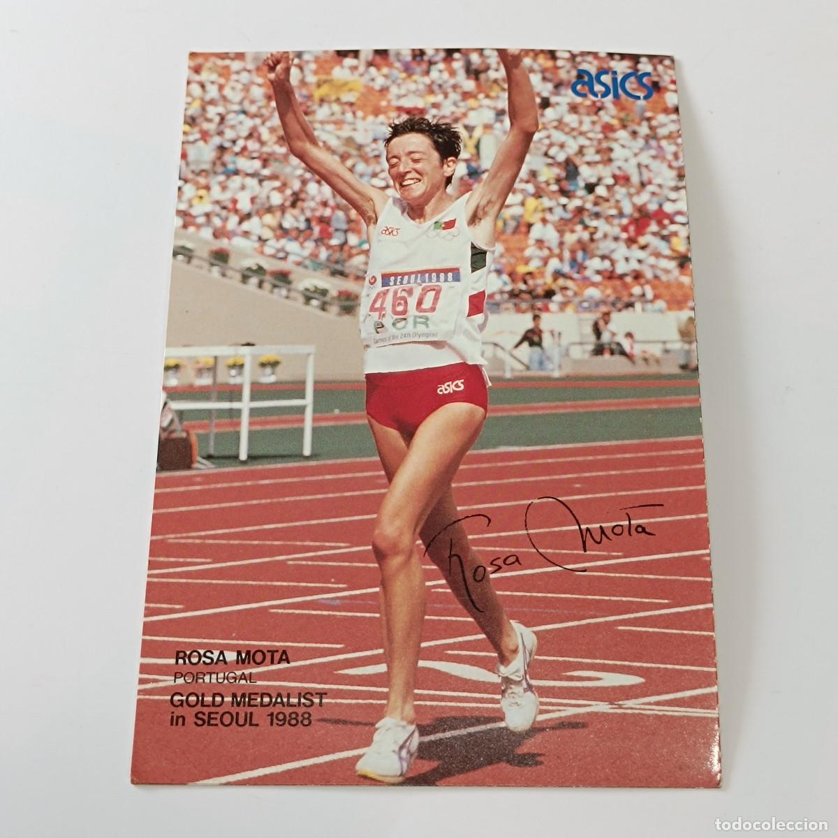 Coleccionismo deportivo: POSTAL ROSA MOTA ASIC. - Foto 1