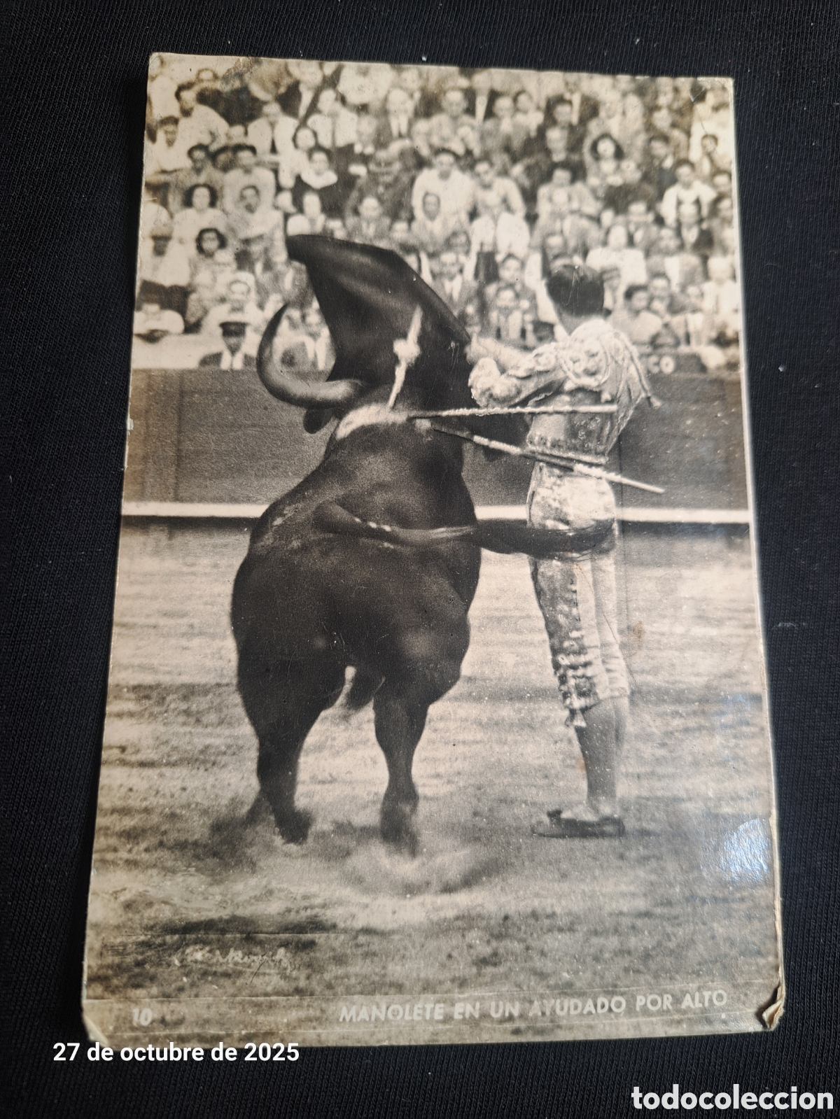 Coleccionismo deportivo: Postal de teorero Manolete tc010 - Foto 1