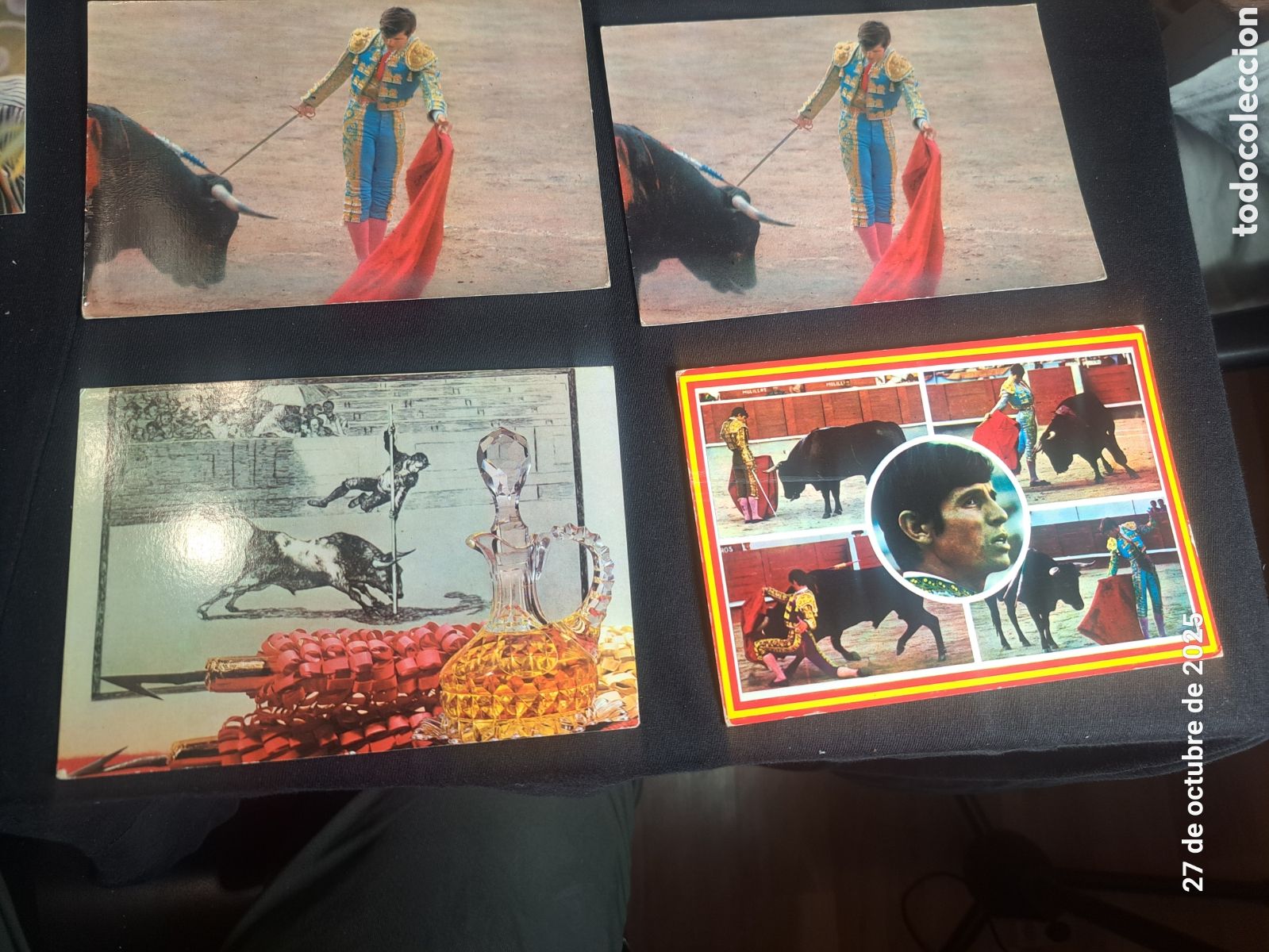 Coleccionismo deportivo: 4 postales de tema toros. (Cp010) - Foto 1