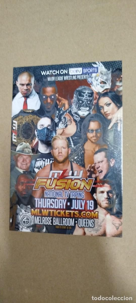 Coleccionismo deportivo: Pressing Catch Postal MLW (USA) - Foto 1