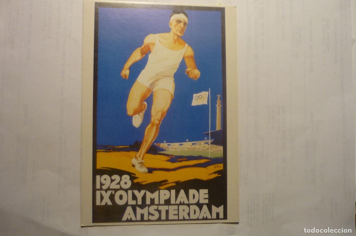 Coleccionismo deportivo: postal olimpiadas 1928 amsterdam - Foto 1