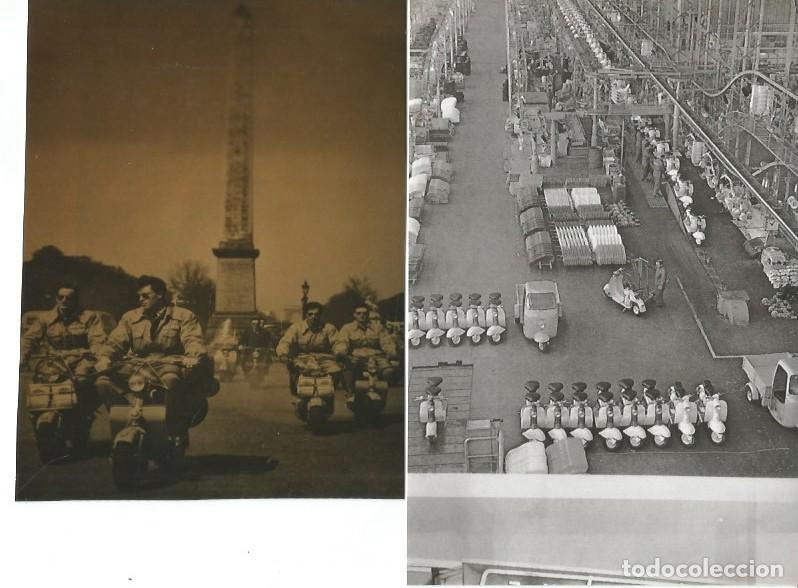 Coleccionismo deportivo: 9 postales VESPAS LAMBRETTAS - Foto 3