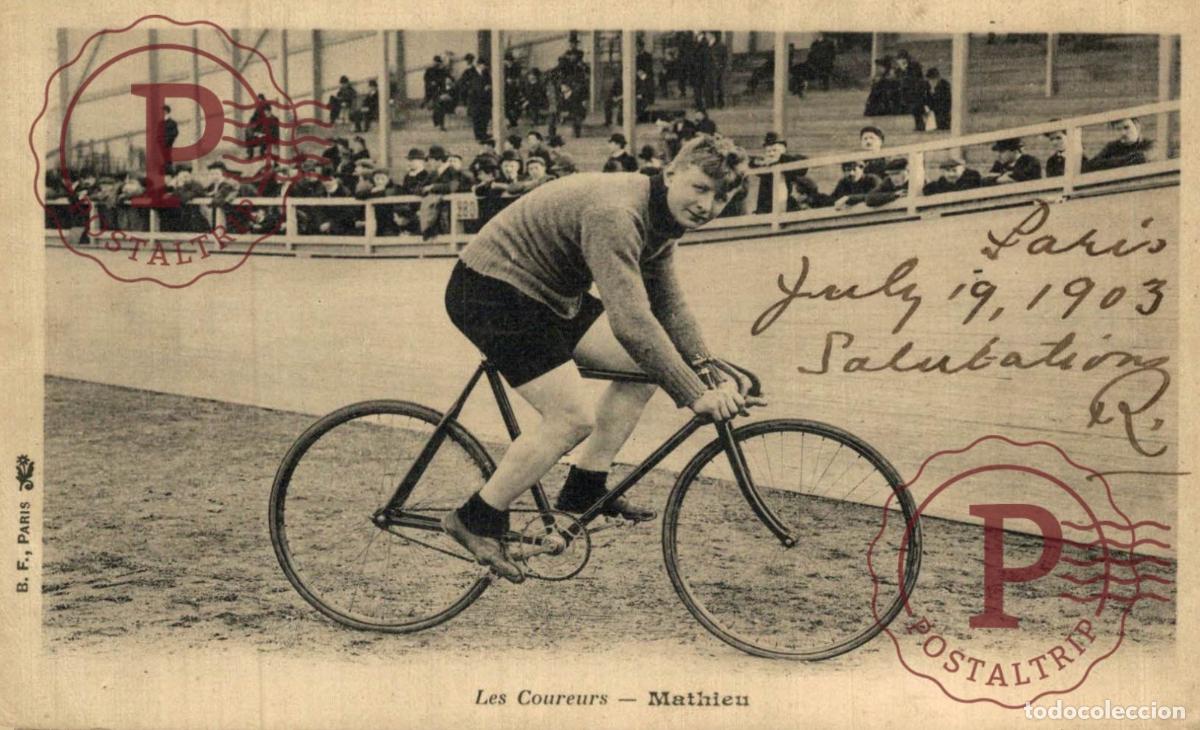 Coleccionismo deportivo: Les Coureurs - Mathieu. CYCLING. CYCLISTE - Foto 1