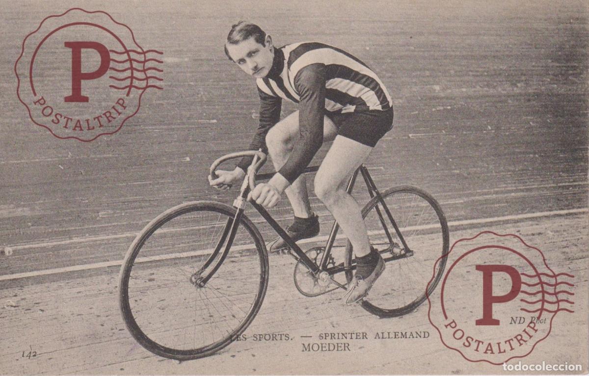Coleccionismo deportivo: Sprinter Allemand MOEDER. CICLISMO. CYCLISME. - Foto 1