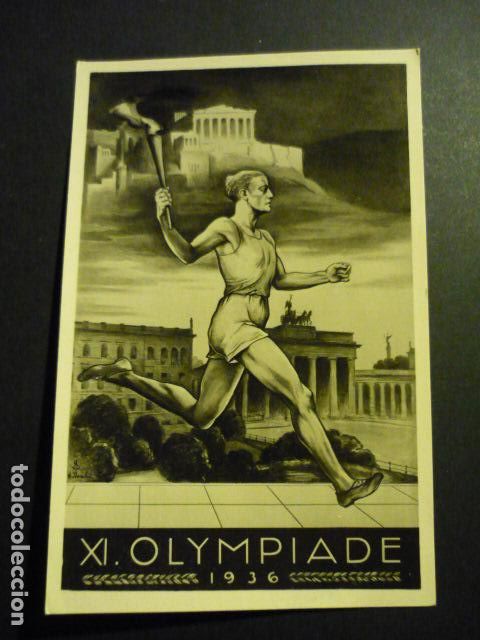 Coleccionismo deportivo: BERLIN XI OLIMPIADAS 1936 POSTAL - Foto 1