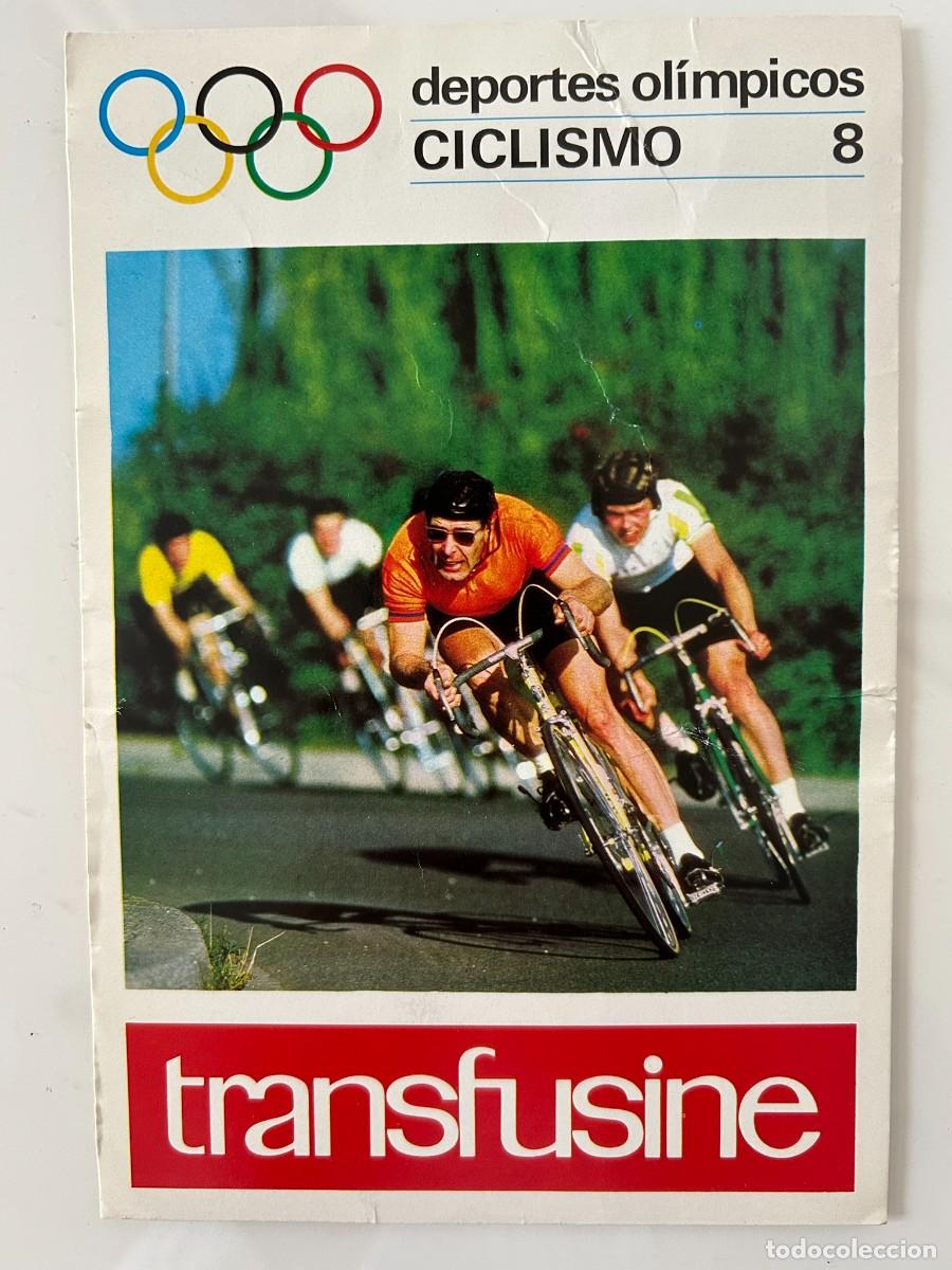 Coleccionismo deportivo: DEPORTES OL&Iacute;MPICOS 8 CICLISMO - TRANSFUSINE - CIRCULADA FRANQUEADA 1976