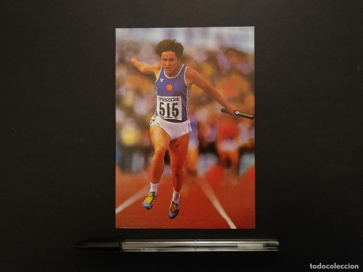 Coleccionismo deportivo: TARJETA ACARTONADA -10*15- Marlies G&ouml;hr - ATLETISMO - JUEGOS OL&Iacute;MPICOS-OLIMPIADAS