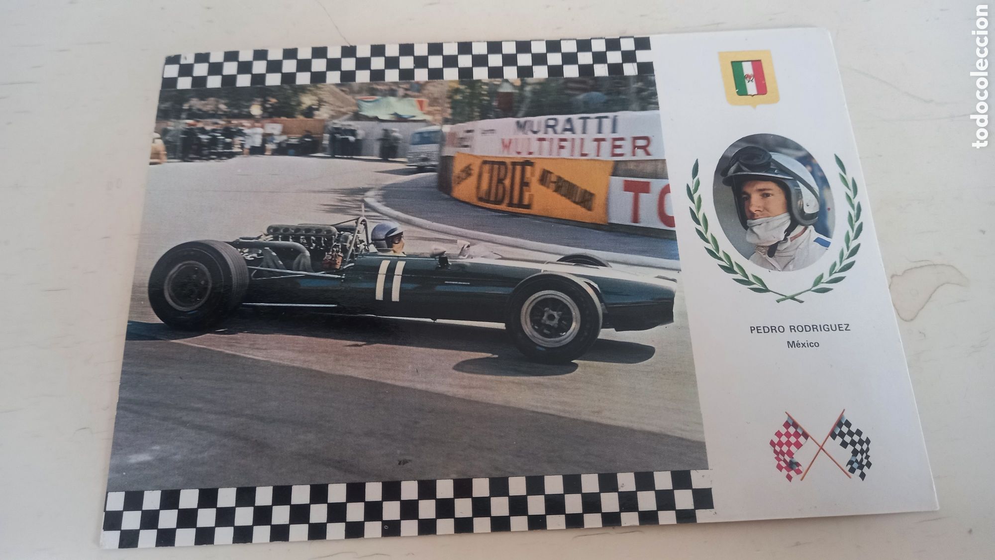 Coleccionismo deportivo: FORMULA 1. Postal Pedro Rodr&iacute;guez. M&eacute;xico