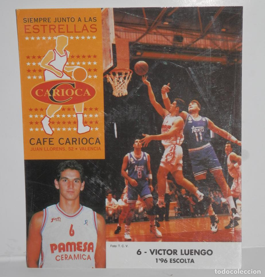 Coleccionismo deportivo: FOTO/TARGETA DE LOS CAF&Eacute;S CARIOCA - PAMESA