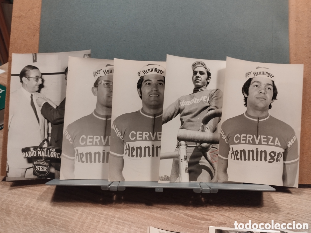 Coleccionismo deportivo: CICLISMO. CONJUNTO DE FOTOGRAFIAS. PROVENIENTE DE COLECCION MALLORQUINA. SIN DATOS AL DORSO. A&Ntilde;OS 60